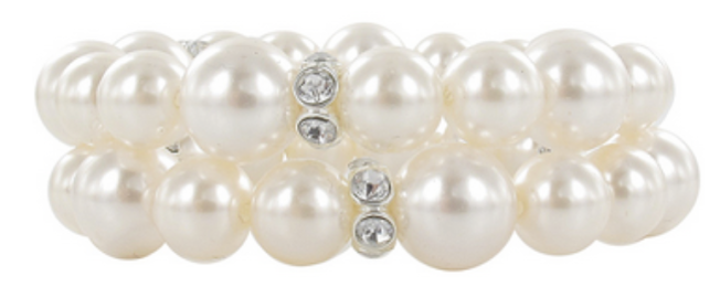 $18 http://www.overstock.com/Jewelry-Watches/Roman-Faux-Cream-Pearl-Crystal-Stretch-Bracelet-Set-of-2/6593574/product.html?CID=234727&utm_medium=display&utm_source=polyvore&utm_campaign=display&cid=228976&TRACK=IBVPV&PolyCat=bracelets%20%26%20bangles