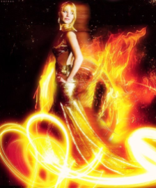 Girl on Fire Costume: Google Images
